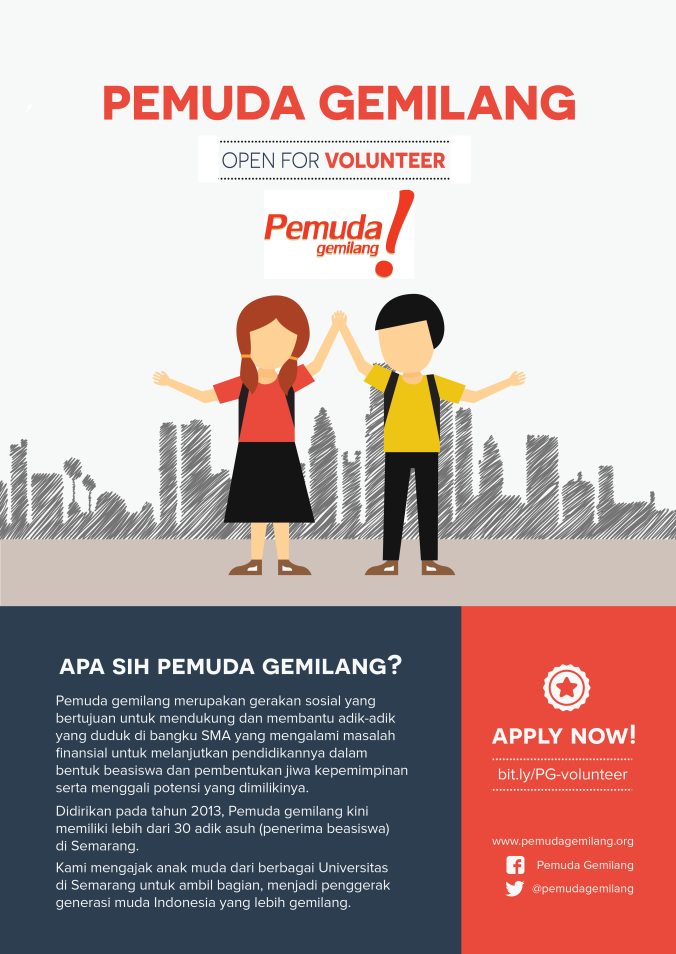 Pemuda Gemilang Open for Volunteer